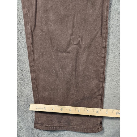 AG Adriano Goldschmied Jeans Graduate Tailored Leg Mens 38x32 Sueded Denim Brown - Picture 7 of 9